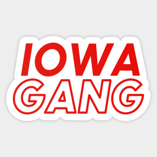 Iowa Gang Sticker